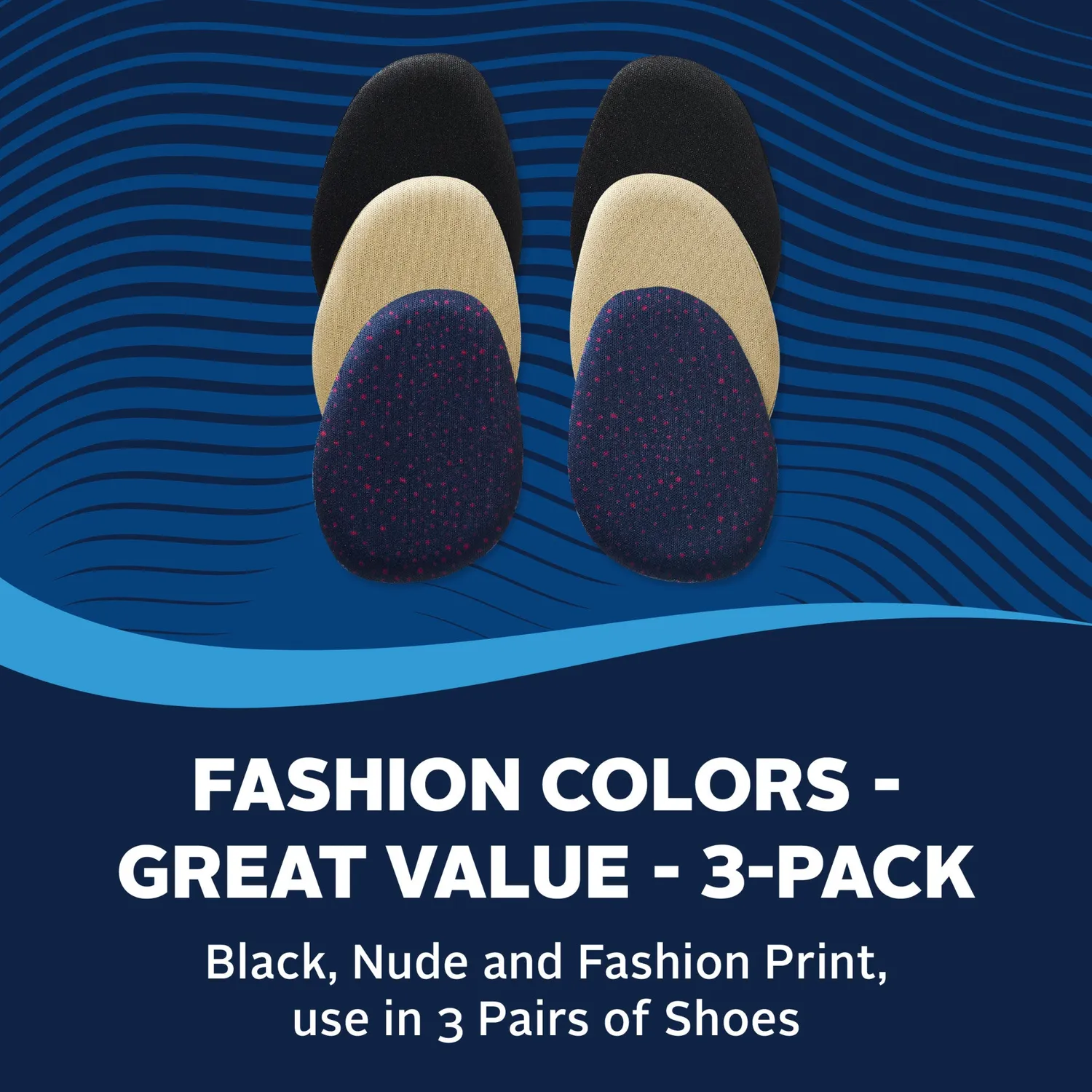 Airplus Fashion coussinet avant-pied adhésif 3 paires