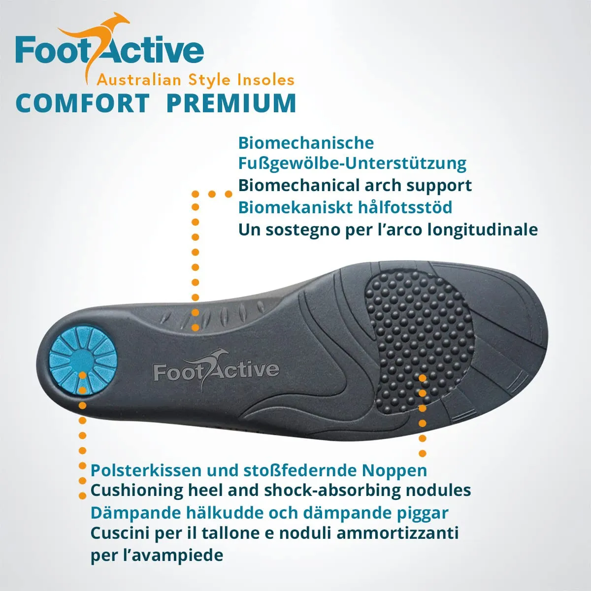 FootActive Comfort semelle 42-43 soutien voûte