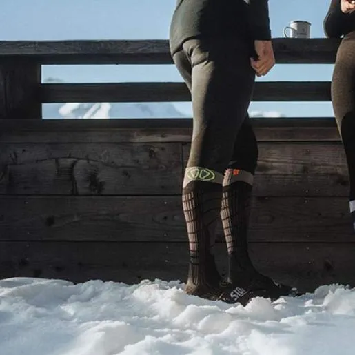 My FIT Ski Comfort chaussettes ski noir gris mérinos