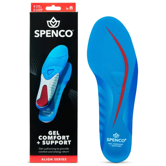 Spenco Gel Comfort Support semelle gel voûte moyenne