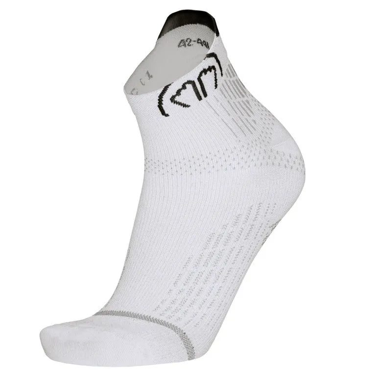 My FIT Run Anatomic Ankle chaussettes running blanches 2 paires fines